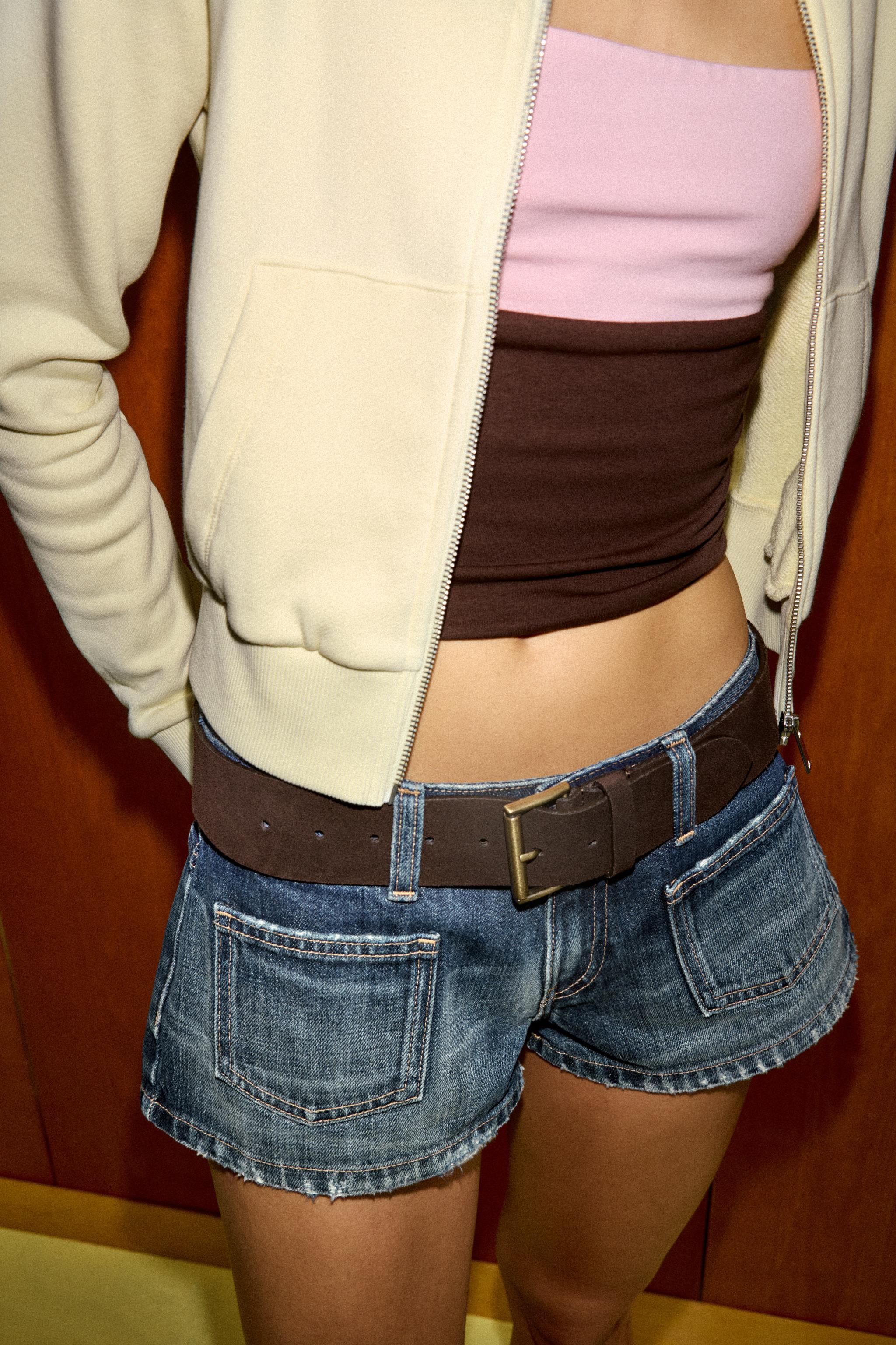 100% SPLIT LEATHER BELT