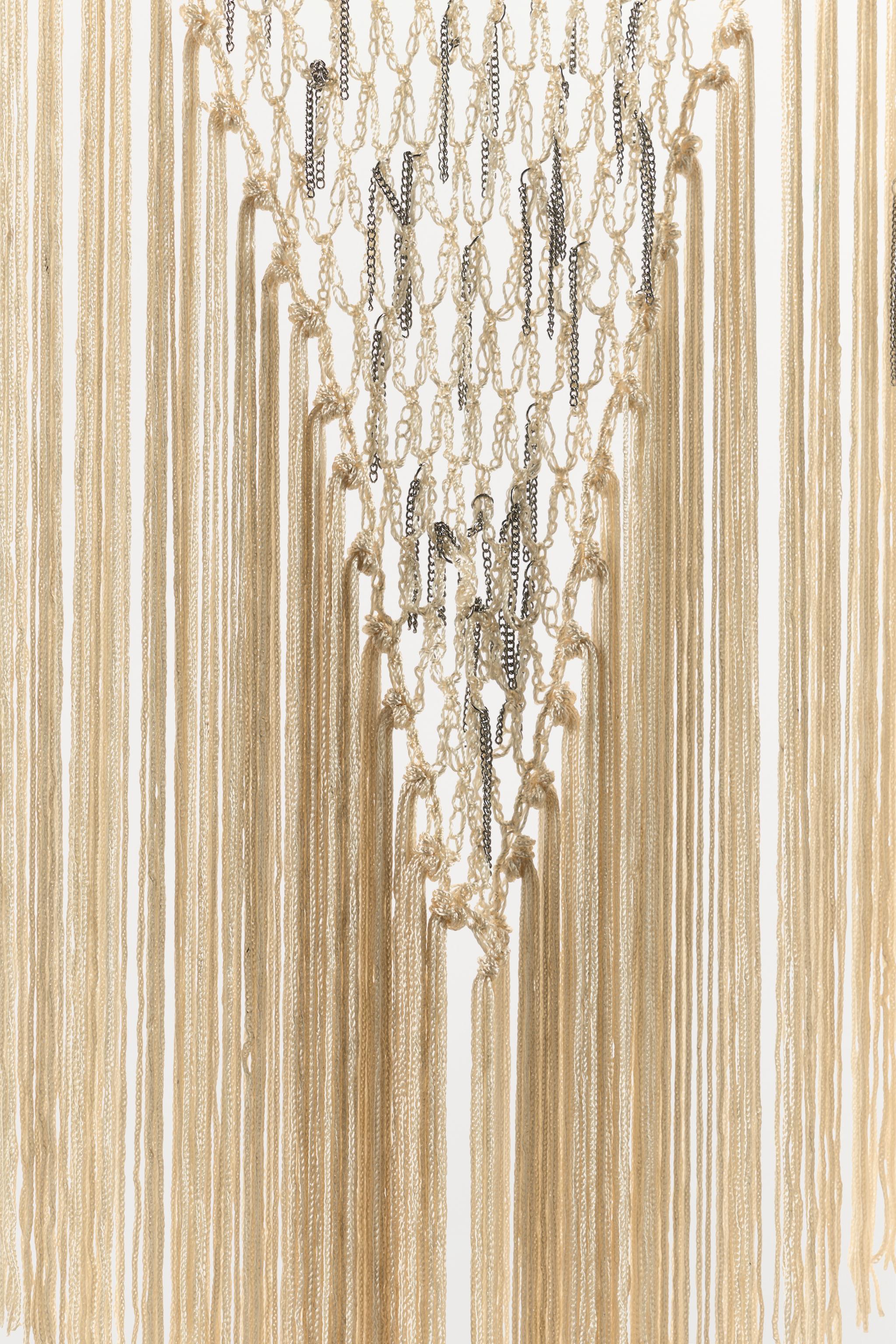 FRINGED CHAIN MULTI-POSITION SCARF