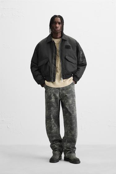 TECHNICAL BOMBER JACKET - Black by Zara - Image 0