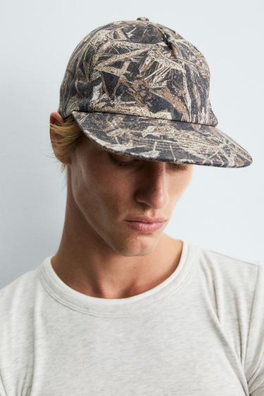 TREE PRINT CAP - Black by Zara - Image 3