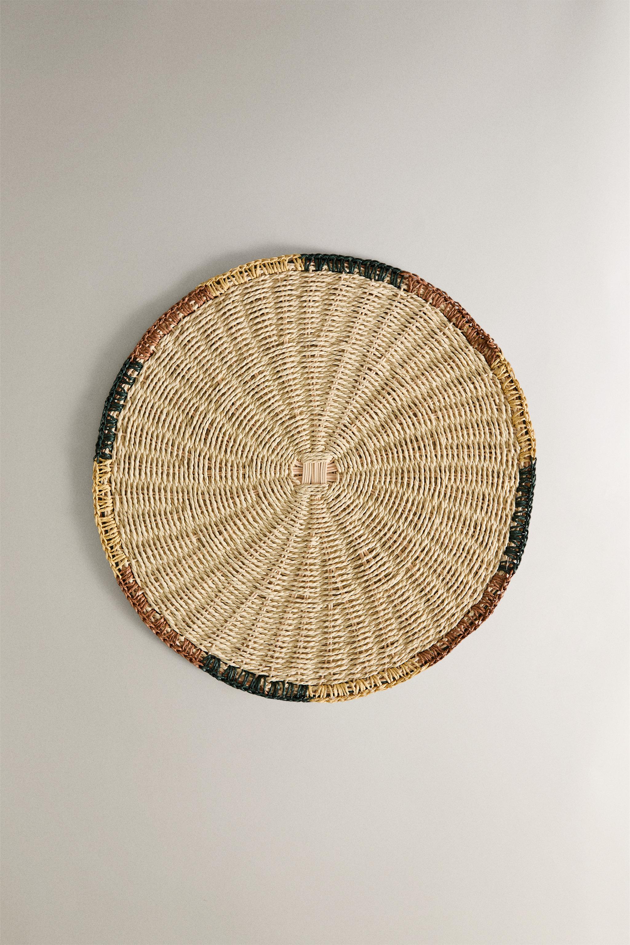 SET DE TABLE ROTIN TRESSÉ