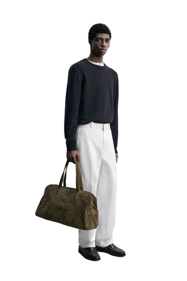 ЛЕГКИЙ СВЕТР ЗІ 100%-Ї ВОВНИ - Дуже темний сірий Zara