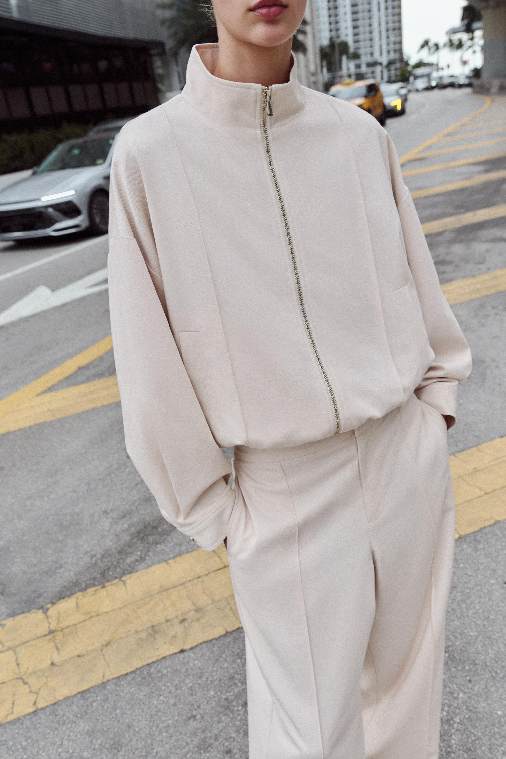 HIGH COLLAR BOMBER JACKET