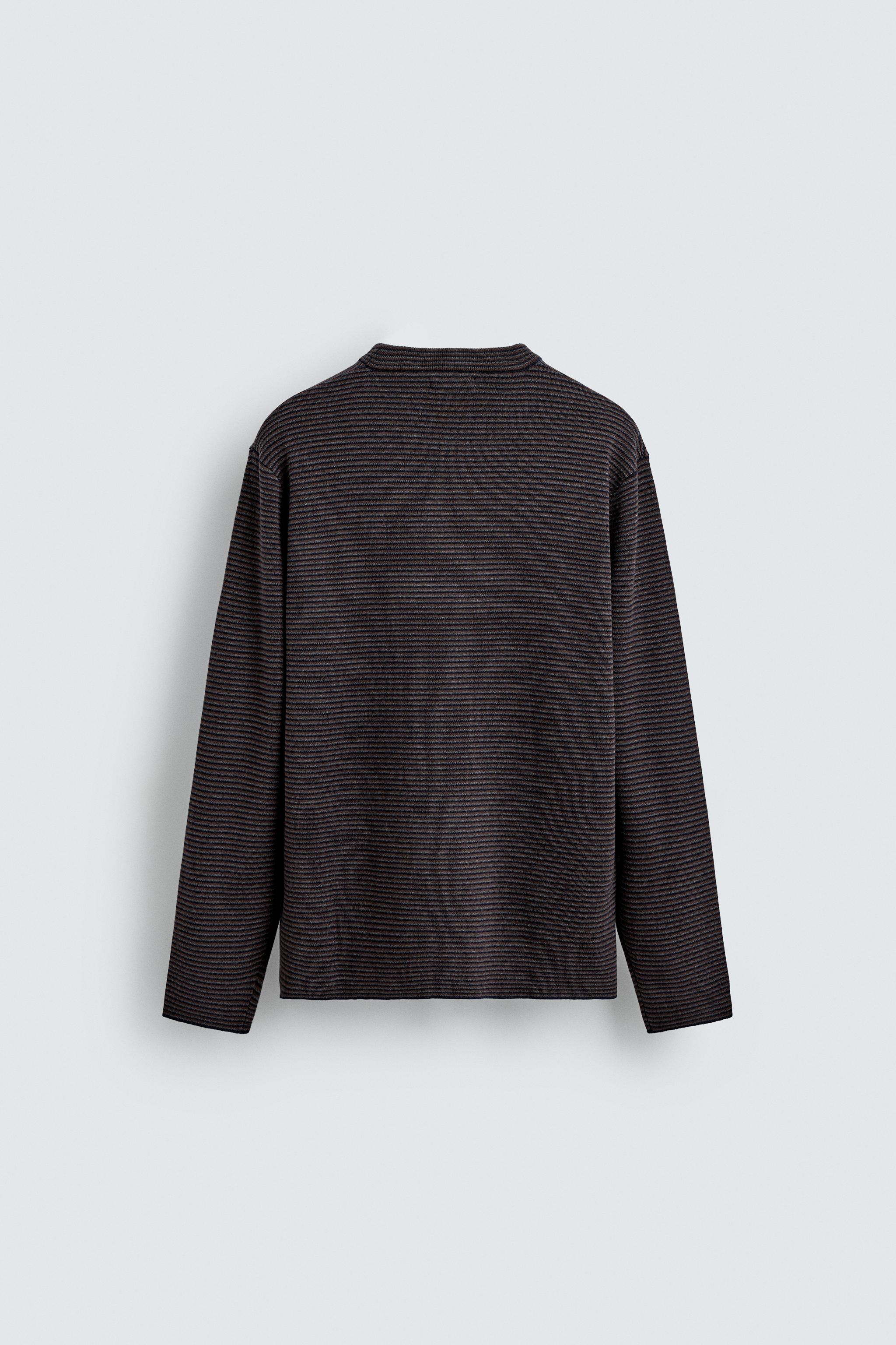 STRIPED JACQUARD SWEATER