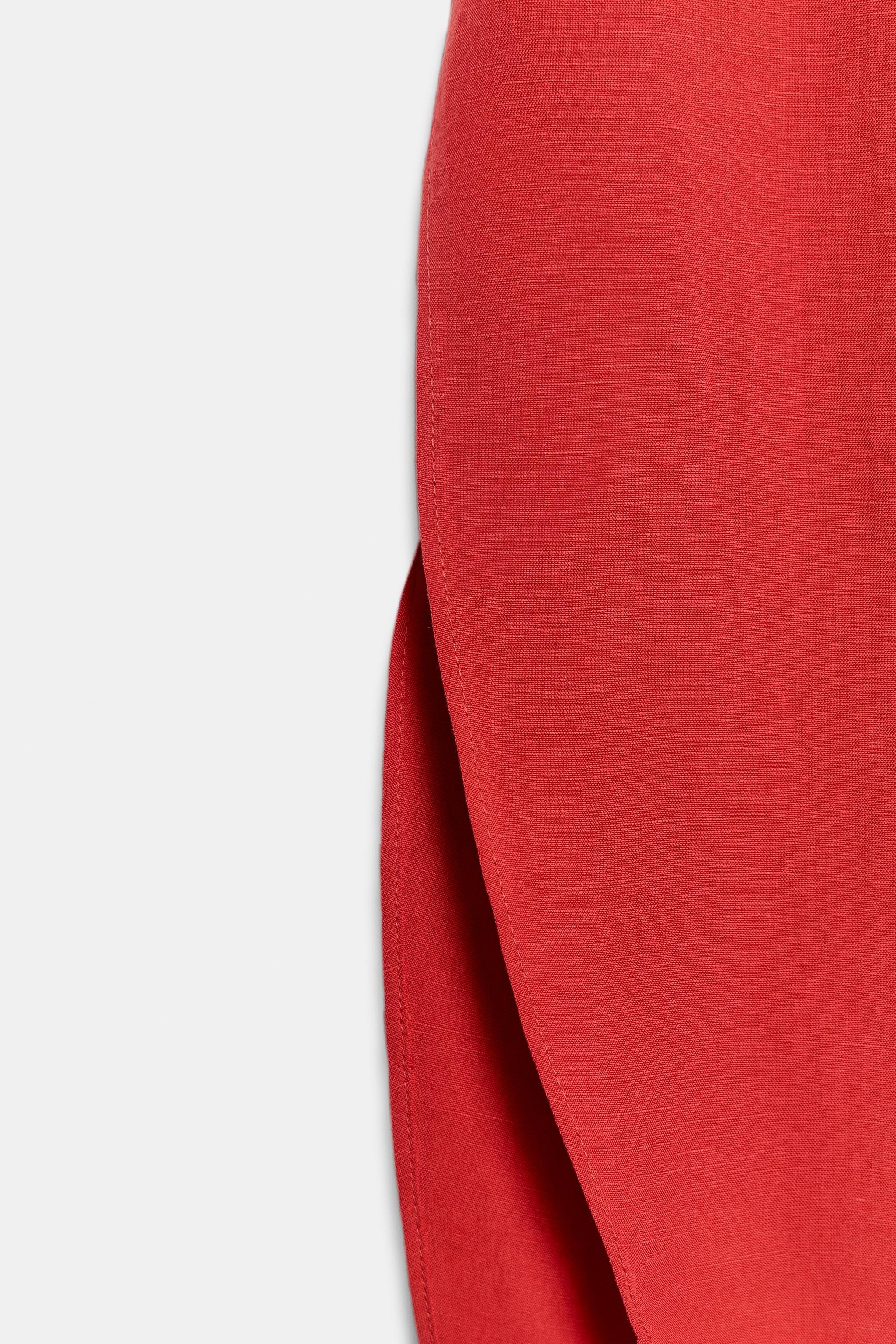 Женские брюки Zara ZW COLLECTION VENTED TROUSERS — фото 6
