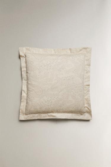 TAIE D’OREILLER SATIN PAISLEY - Beige de Zara - Image 2