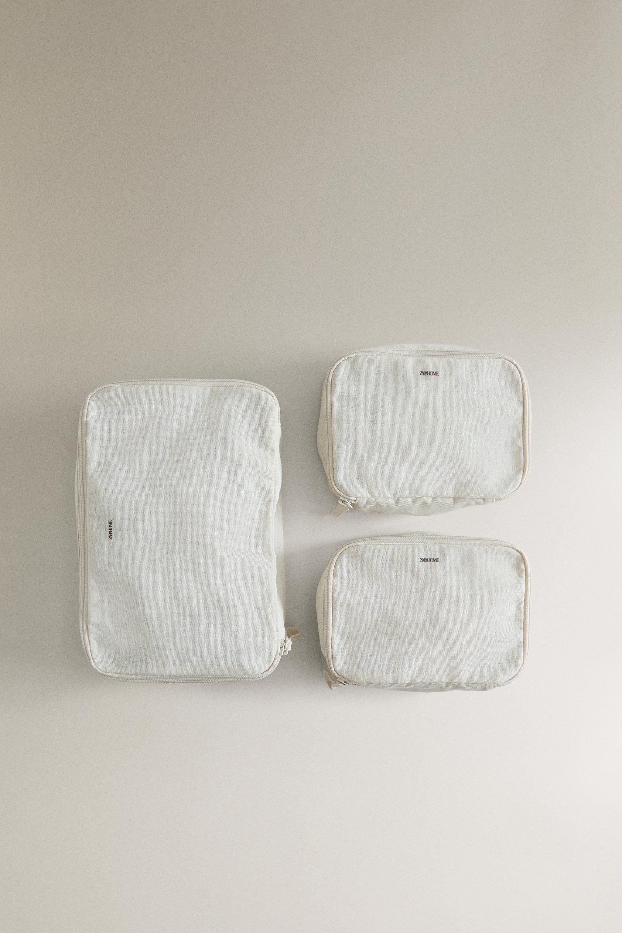 FABRIC TRAVEL ORGANIZER MAKEUP BAGS