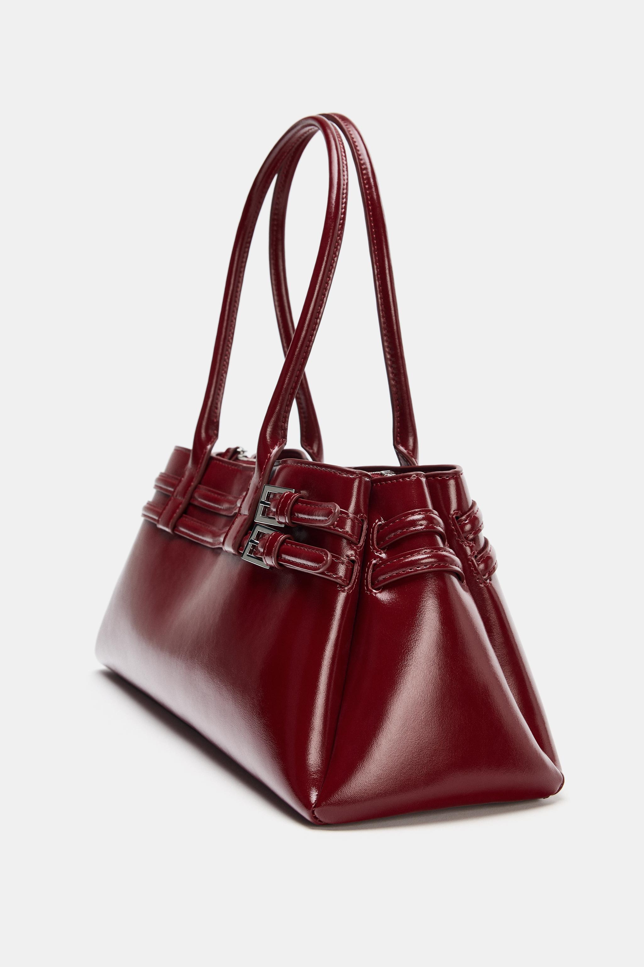 シティバックルバッグ - レッド | ZARA Japan / 日本