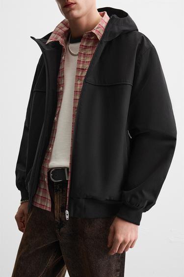 COMBINED FLEECE TECHNICAL JACKET - Black by Zara