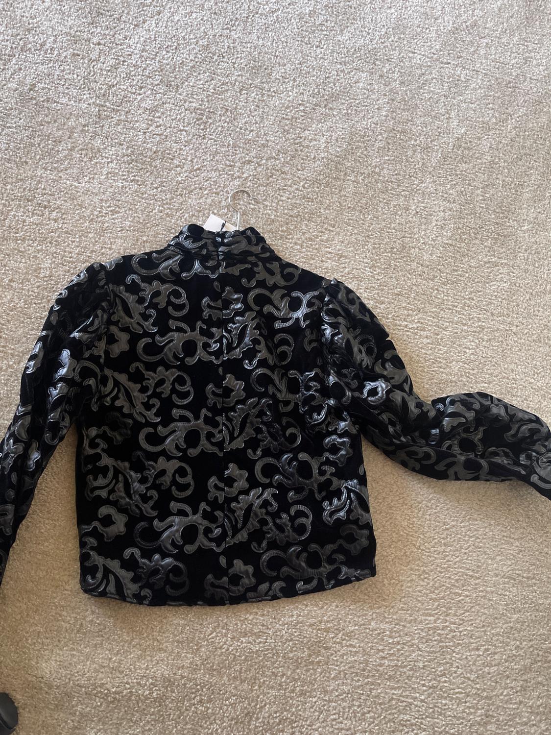 COMBINATION VELVET TOP - Image 2