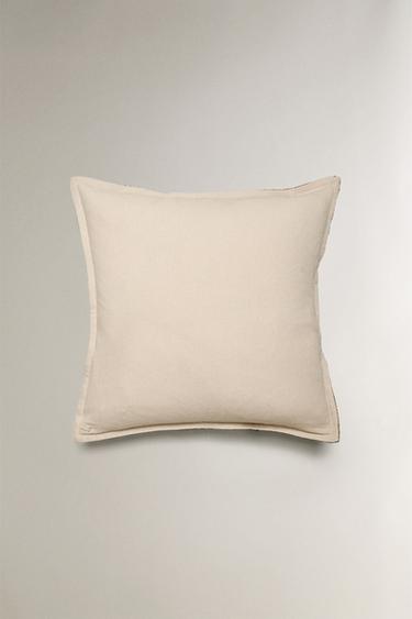 HOUSSE DE COUSSIN CROIX - Moutarde de Zara - Image 2