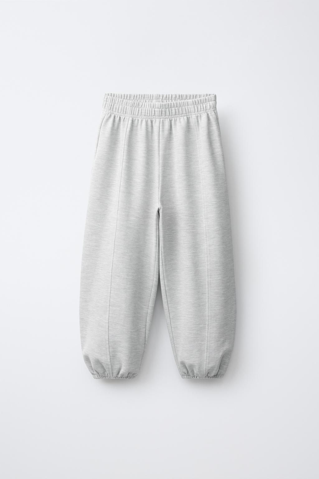 Zara İdman üçün vaffl jogger şalvar