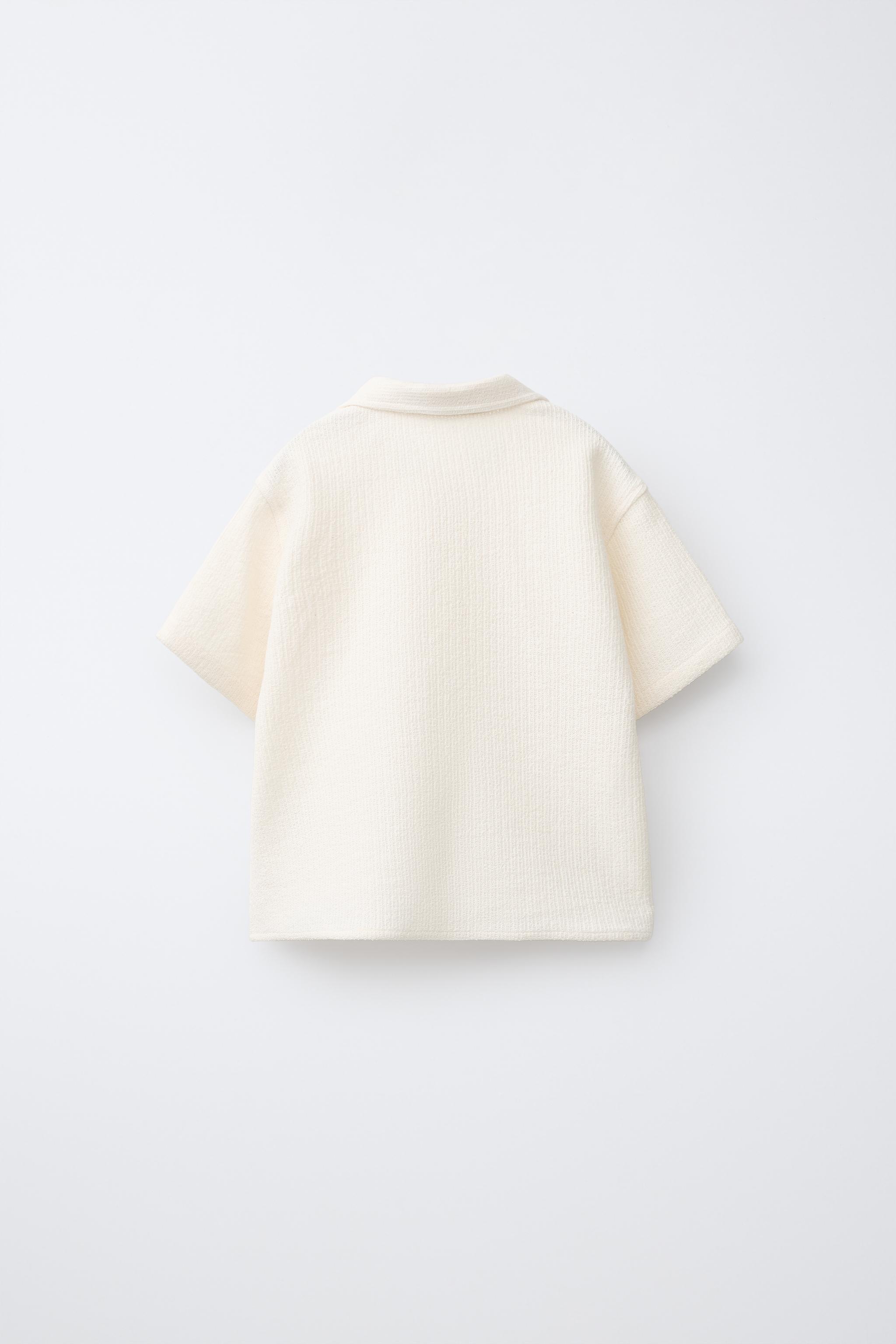 Zara PLAIN KNIT POLO SHIRT — фото 2