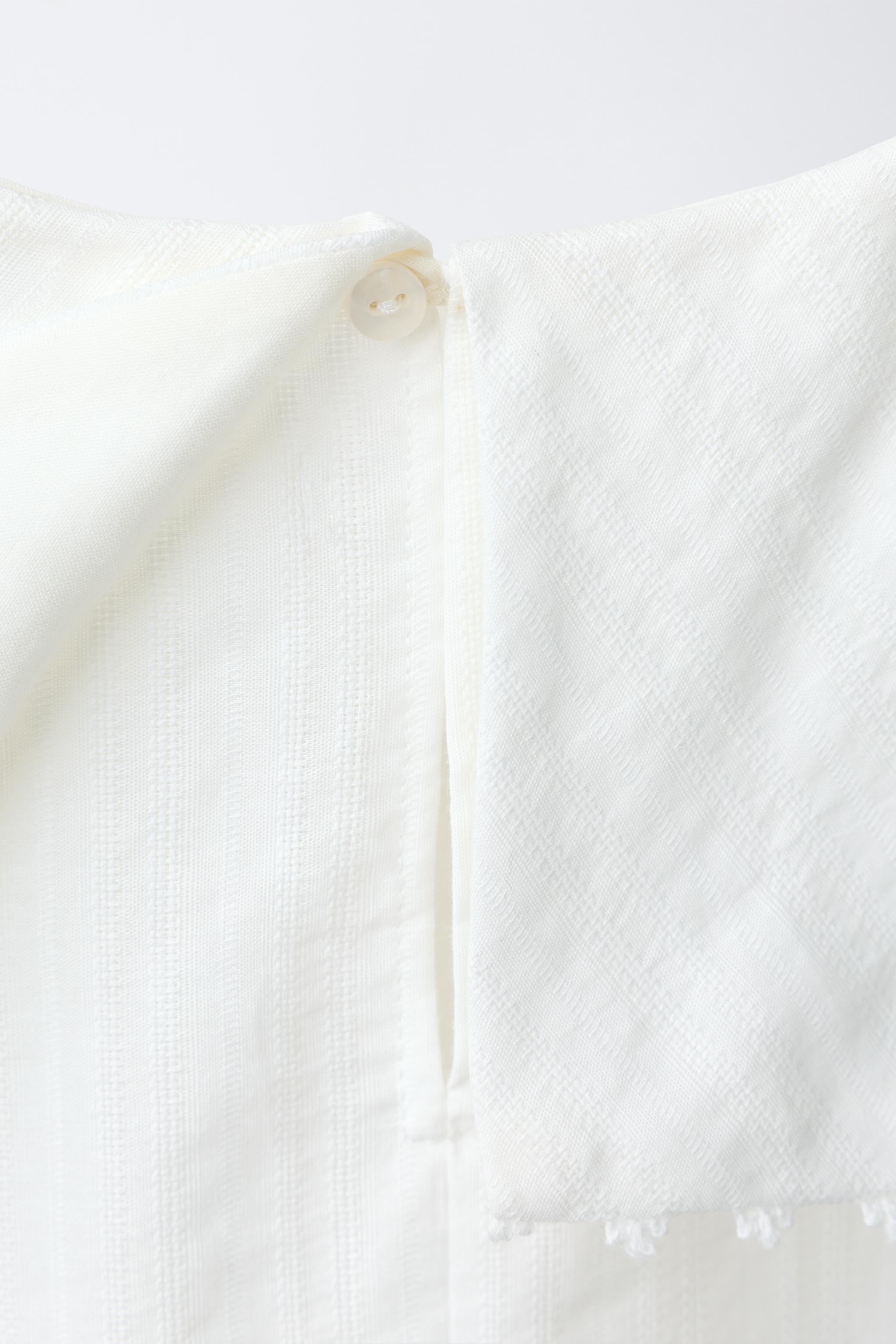 Детские рубашки Zara PLUMETI PETER PAN COLLAR SHIRT — фото 4
