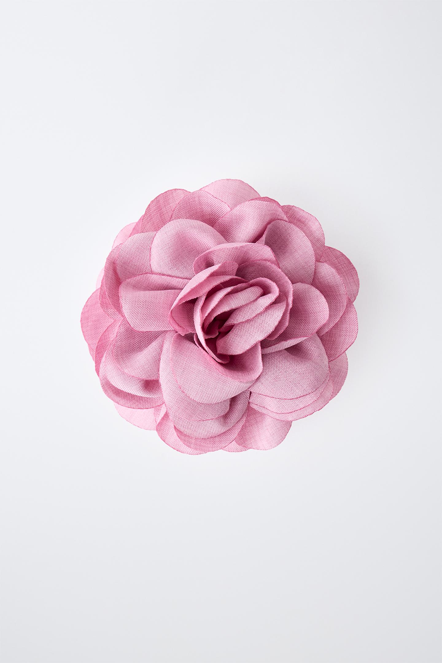 Детские аксессуары для волос Zara Flower Hair Clip, цвет: Розовато-лиловый — фото 4
