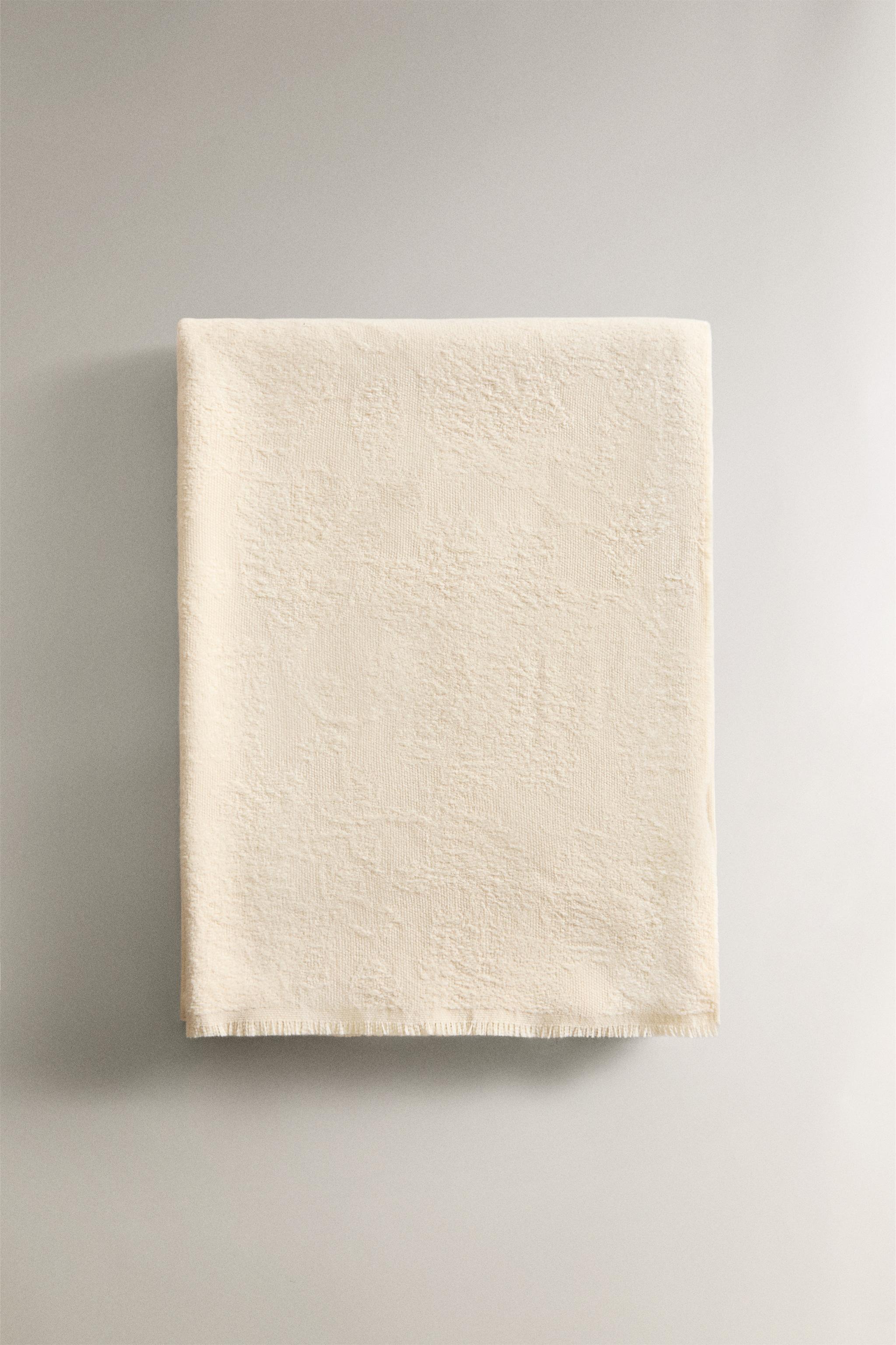 ZARA  フリンジ 付き ブランケット ホワイト ブラウン ザラホーム ソフトブランケット チェック フリンジ | Zara Home 日本/Japan