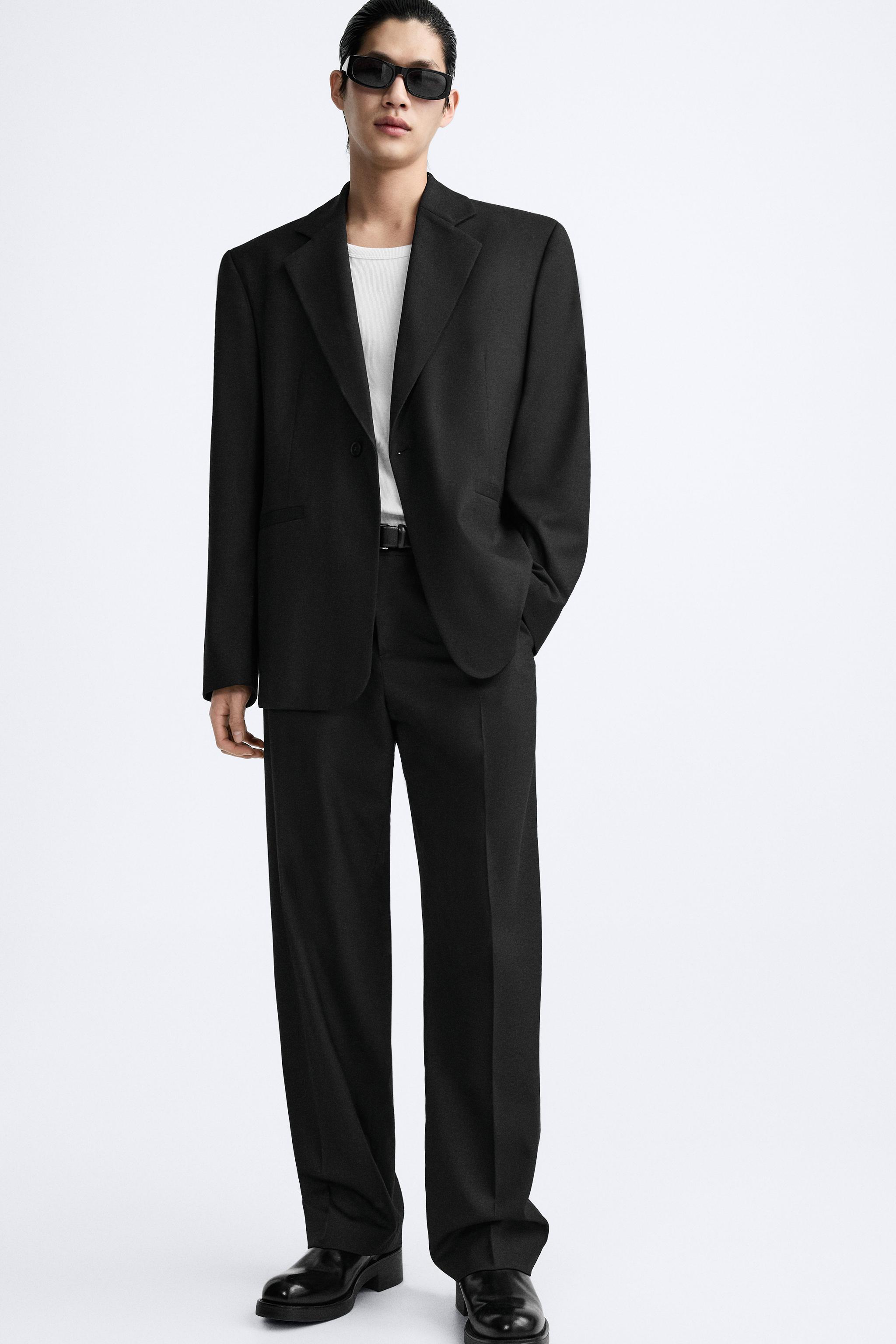 Costume vert homme online zara