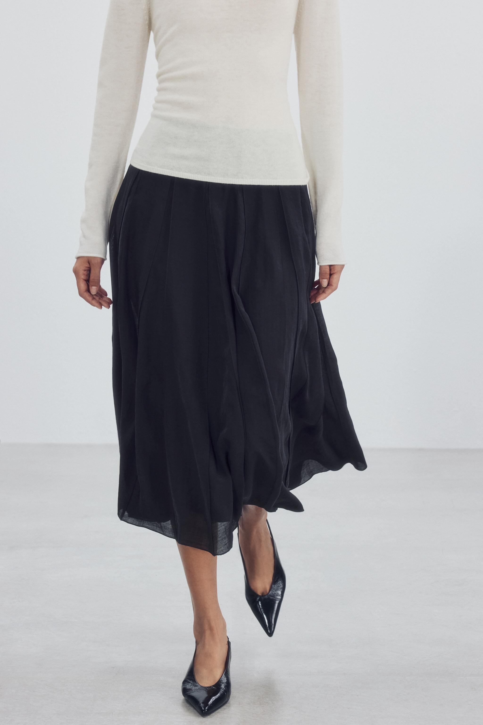 ZW COLLECTION FLOWY COMBINED SKIRT