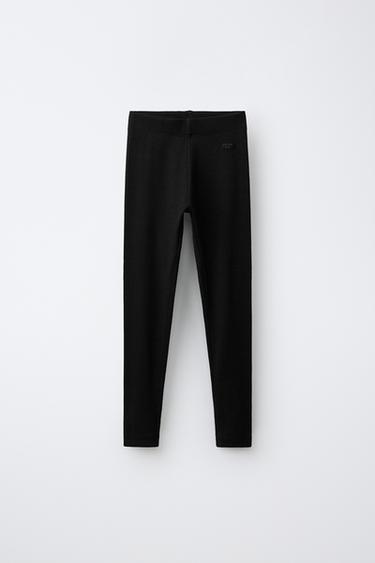 LEGGING CANELADA - Preto da Zara