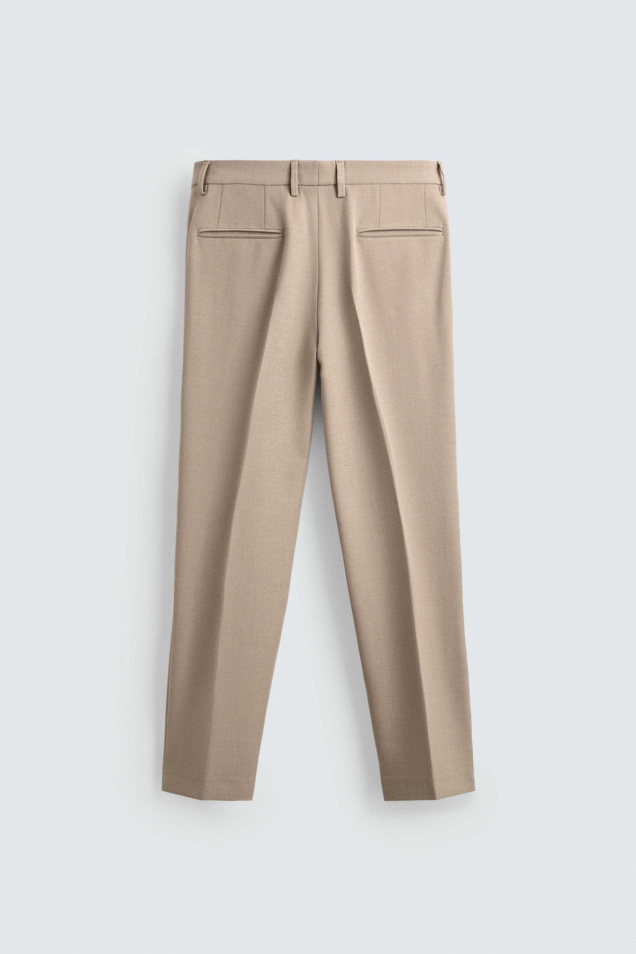 SLIM FIT SUIT PANTS