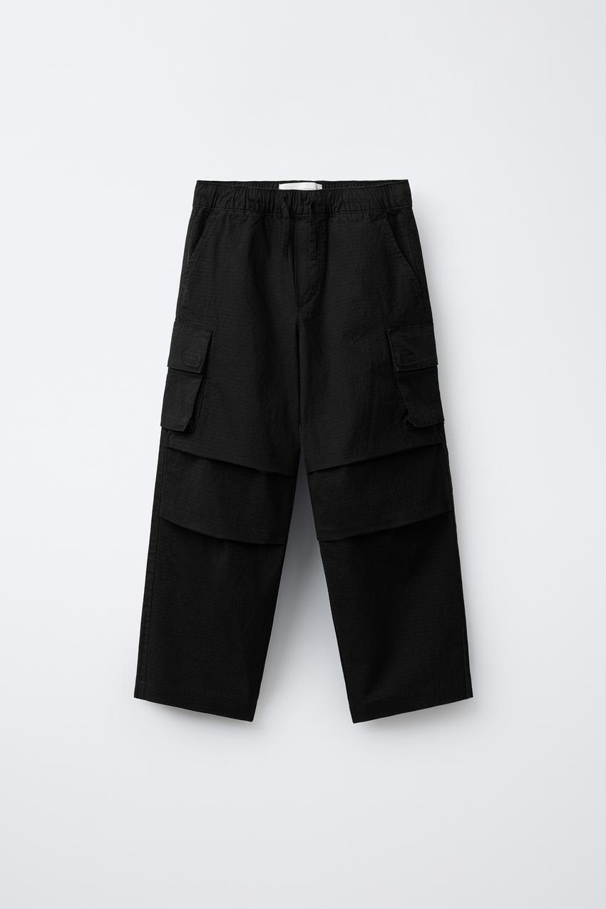 カーゴパンツ - ブラック | ZARA Japan / 日本