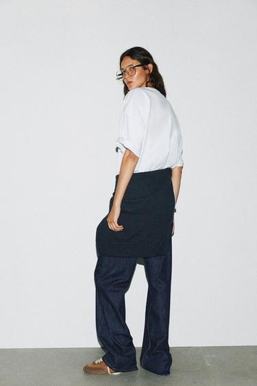 T-SHIRT WITH SLOGAN - White by Zara - Image 3