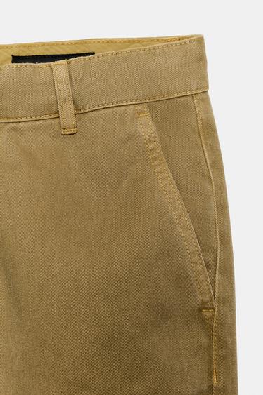 PANTALON CHINO ZW COLLECTION - Kaki de Zara - Image 8