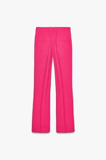 PANTALON ÉVASÉ COLLECTION ZW - Fuchsia de Zara - Image 6
