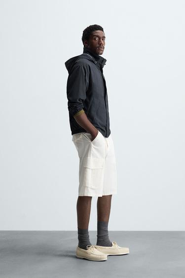BLOUSON TECHNIQUE DÉPERLANT - Bleu marine de Zara - Image 3