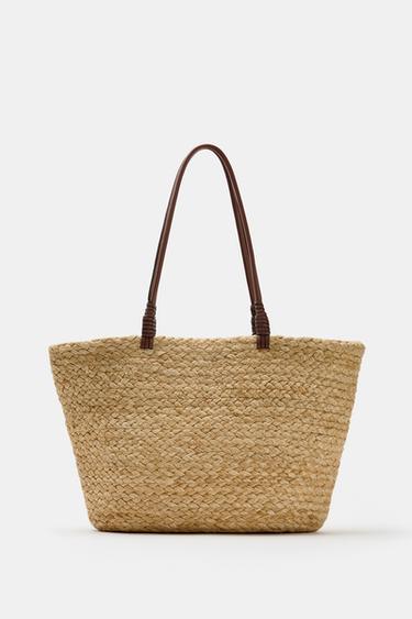 JUTE TOTE BAG - Light beige by Zara