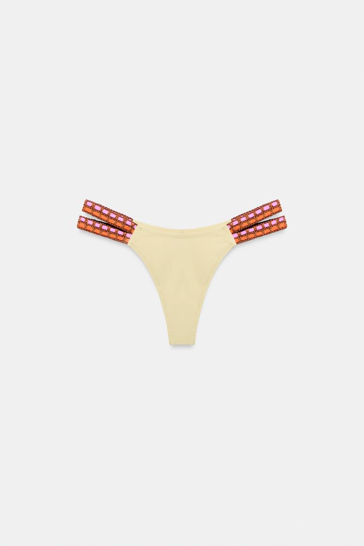 CROCHET TIE BIKINI BOTTOMS