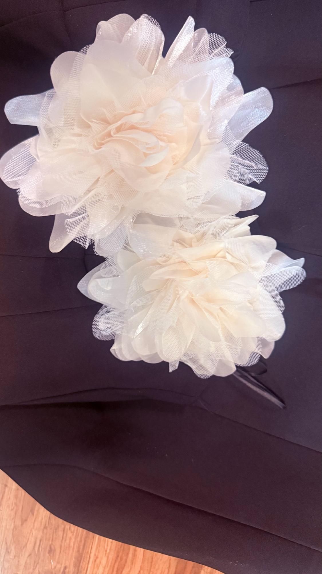 CONTRAST FLORAL STRAPLESS DRESS - Image 3
