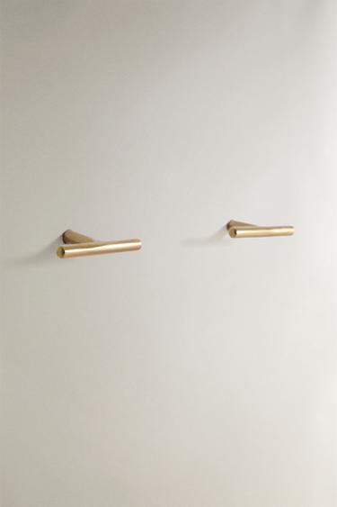 LOT DE POIGNÉES MEUBLE MÉTALLIQUES DORÉES (LOT DE 2) - Doré de Zara - Image 1