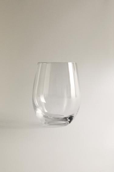 Zaras FLERPACK RUNDA DRICKSGLAS I GLAS (3-PACK) - Genomskinlig