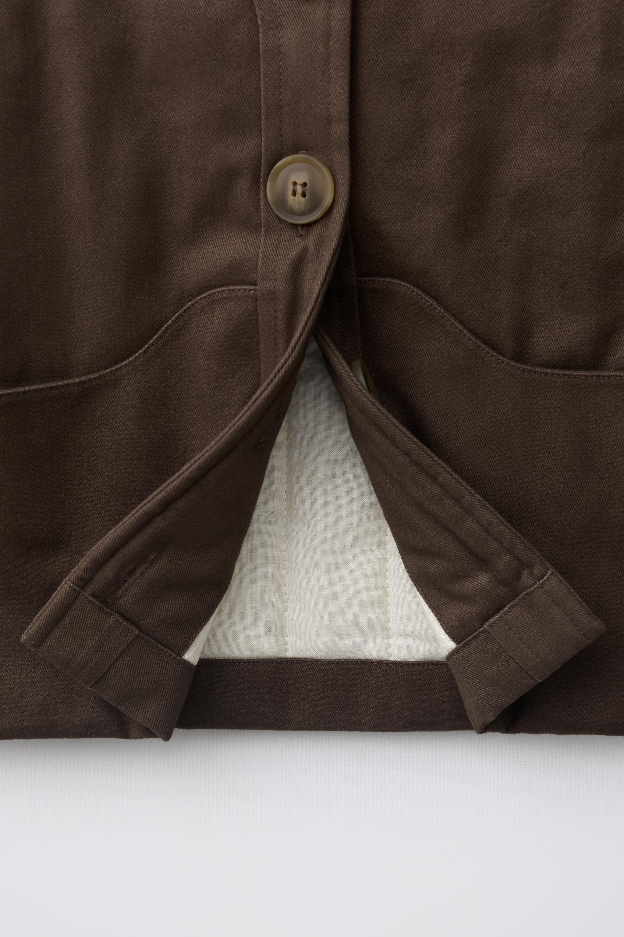 Детские жилеты Zara OVERSIZED QUILTED VEST — фото 5