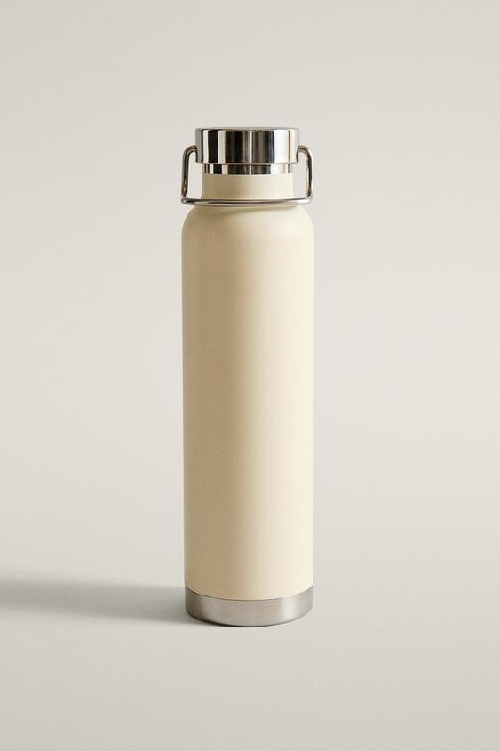 GARRAFA DE AÇO INOXIDÁVEL - Cru da Zara - Imagem 0