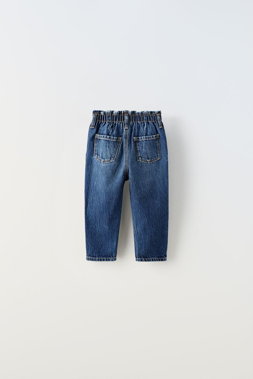 Zara Baggy Paperbag Jeans US 6