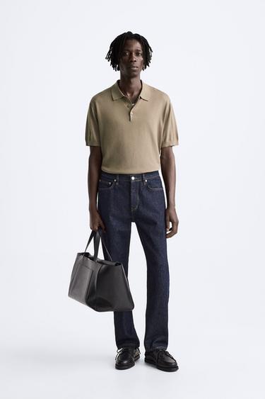 POLO PUNTO ALGODÓN - LYOCELL - Arena de Zara - Imagen 0