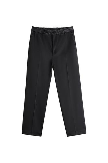 JOGGER WAIST SATIN TROUSERS
