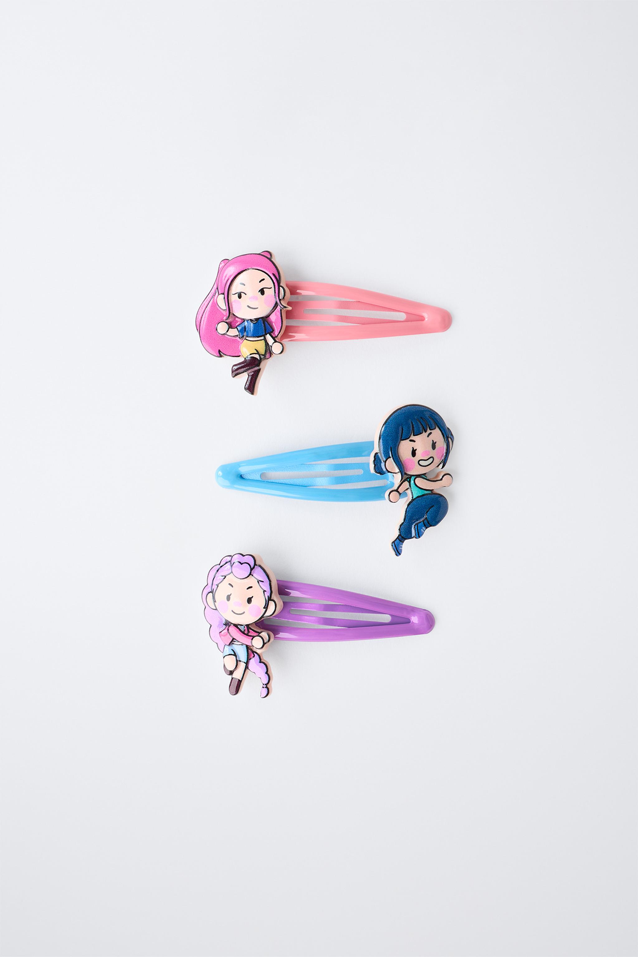 Детские аксессуары Zara KPOP DEMON HUNTERS™ NETFLIX © THREE-PACK HAIR CLIPS — фото 5