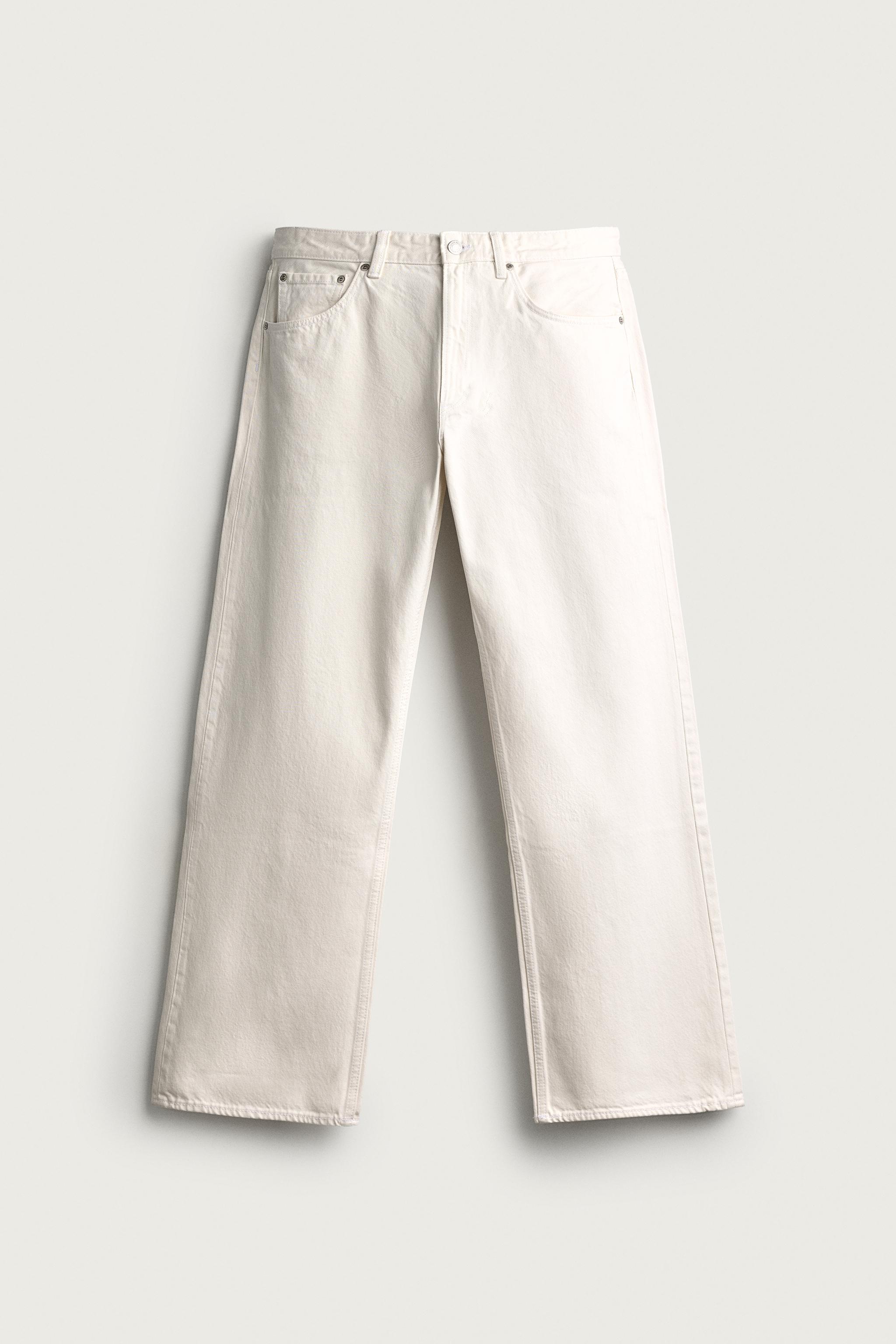 LOOSE FIT JEANS — Oyster-white