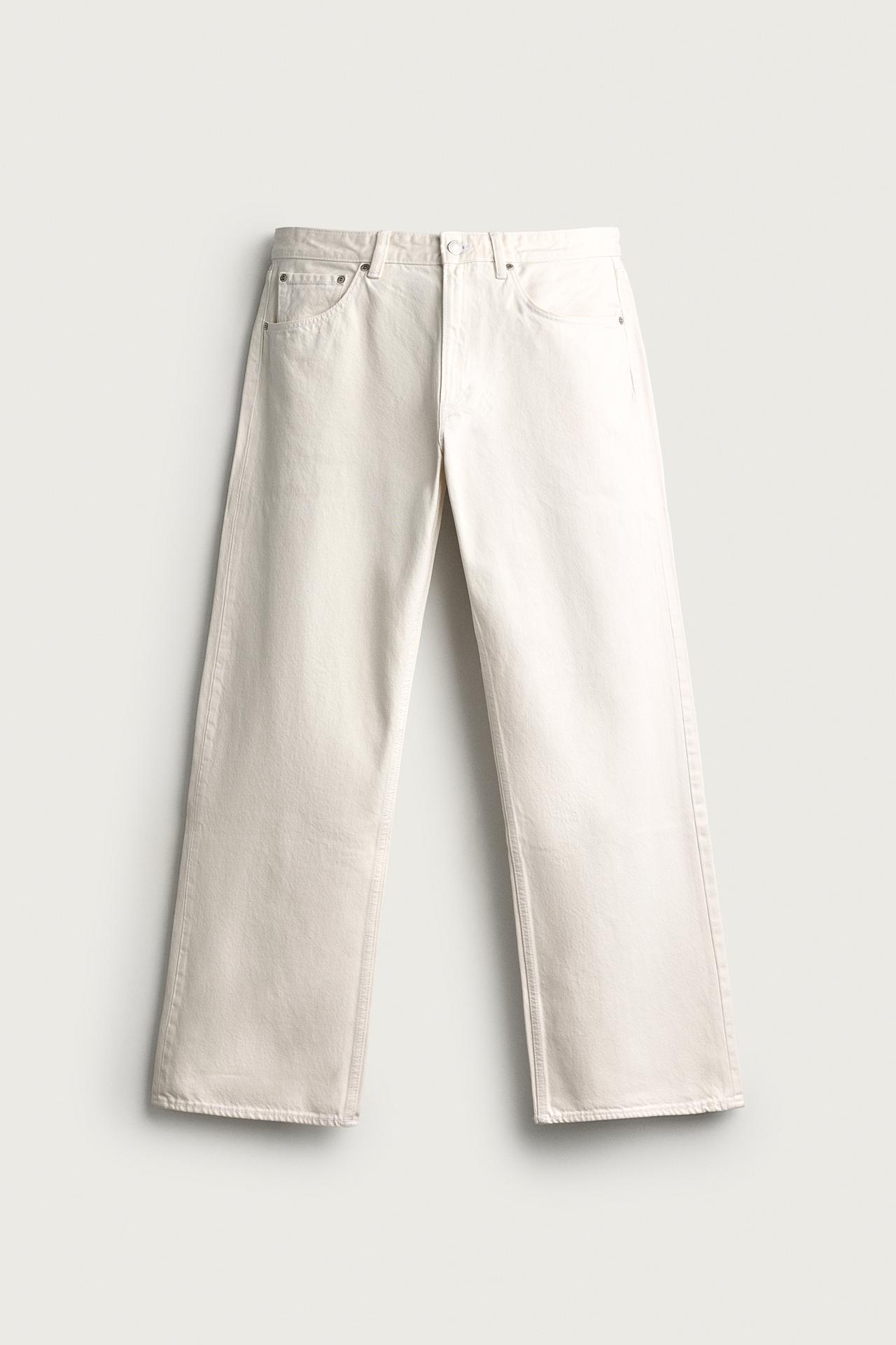 LOOSE FIT JEANS — Oyster-white