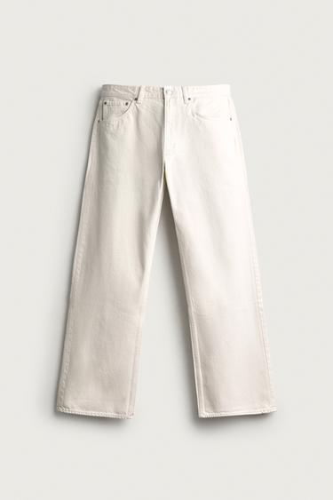 LOOSE FIT JEANS - Cremefarben von Zara