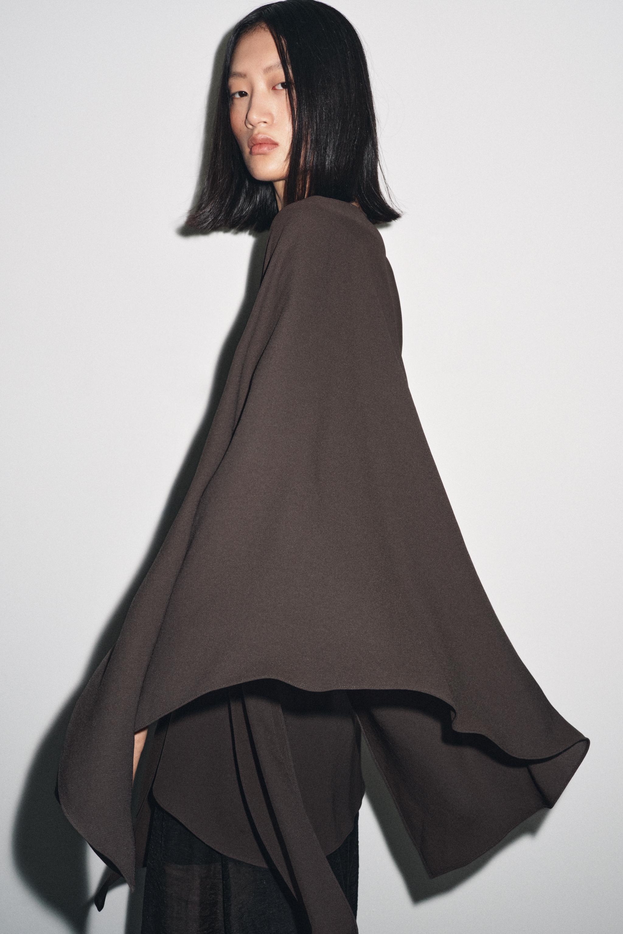 BLOUSE CROISÉE ASYMÉTRIQUE ZW COLLECTION