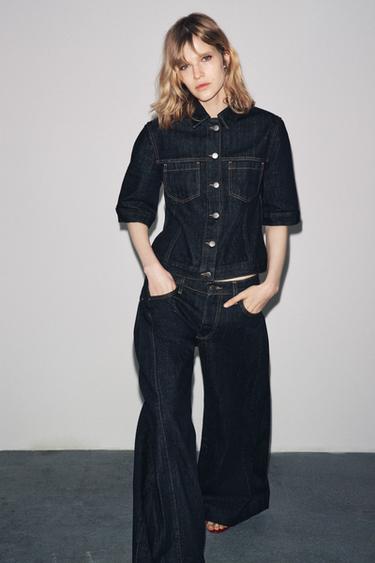 BALLOON PLEATED TROUSERS ZW COLLECTION - Blue by Zara - Image 1