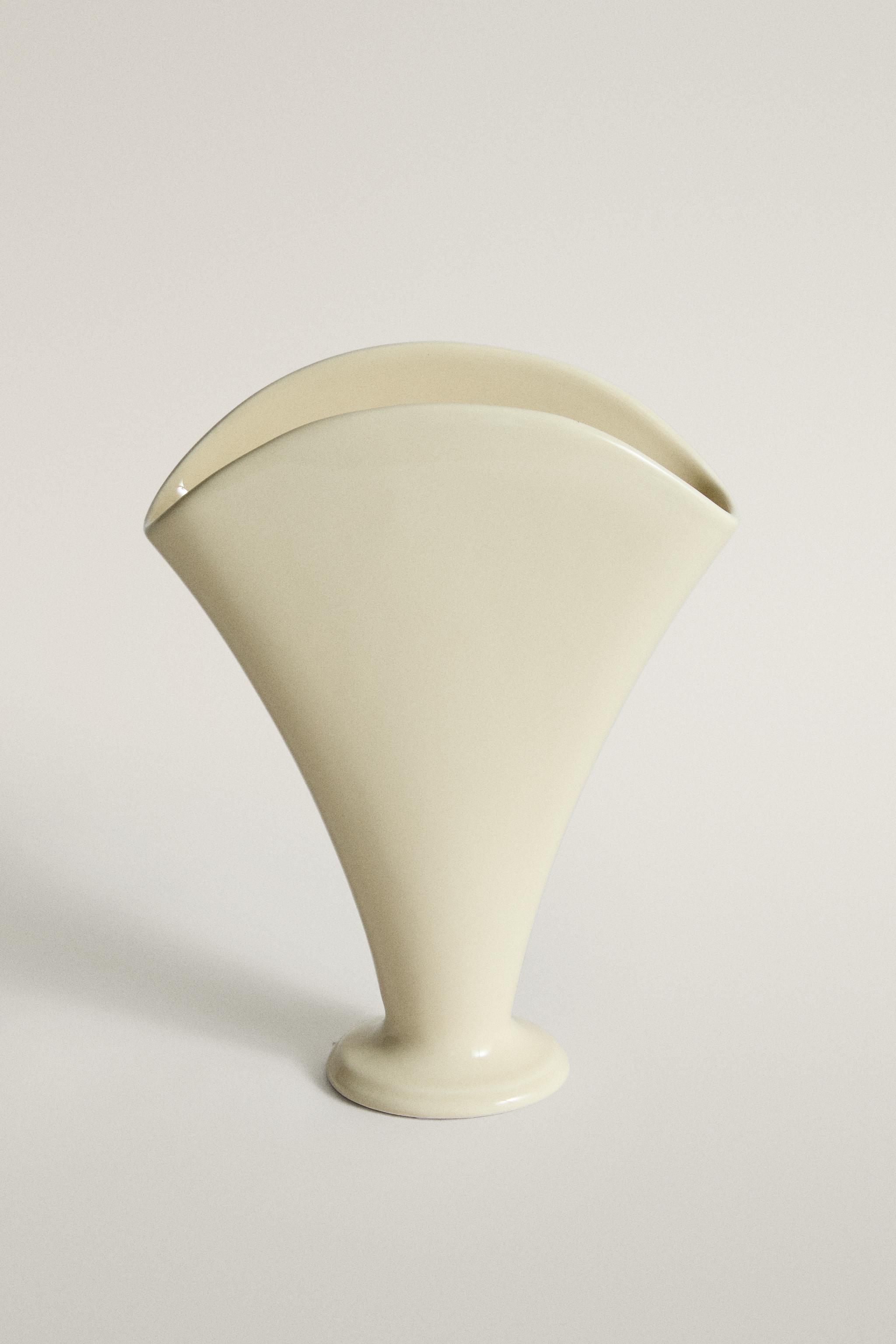 PORCELAIN VASE | STUDIO MARY LENNOX - Ecru | ZARA United States