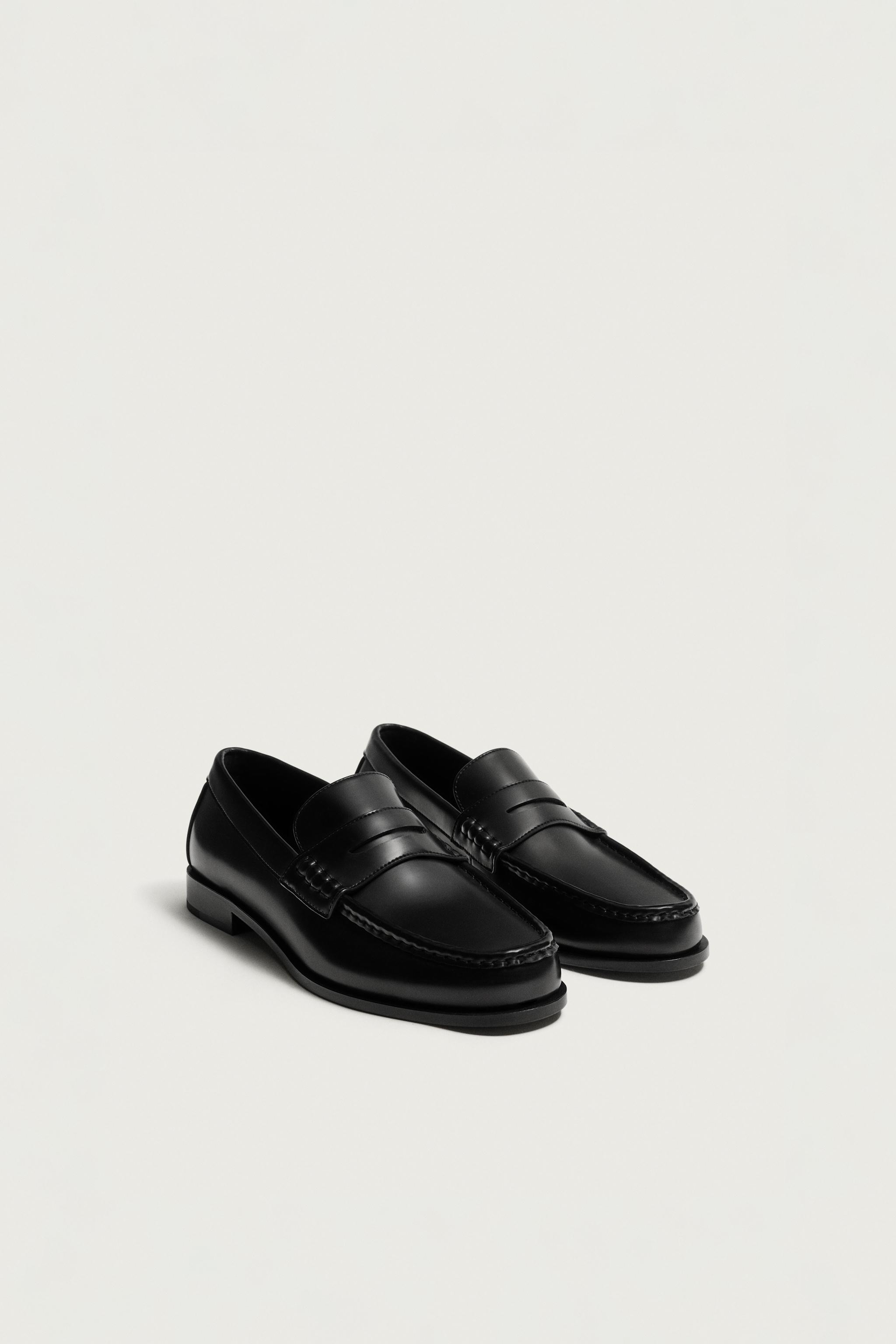 DRESS PENNY LOAFERS — Black