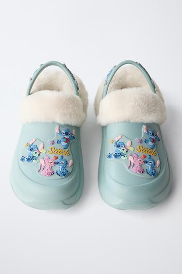 LILO & STITCH © DISNEY SHEEPSKIN CLOGS - Blue by Zara - Image 3