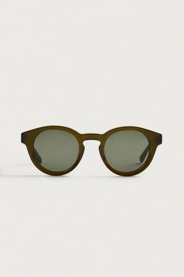 LUNETTES DE SOLEIL RONDES - Vert olive de Zara
