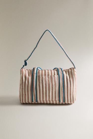 STRIPED MATERNITY BAG - Brick by Zara - Image 0